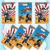 NONE 30/50 Pezzi Sacchetti Regalo per Feste, Tema Corse, Moto da Corsa, Moto Fuoristrada, Sacchetti Regalo con Motivo Lettere Omg, Compleanno, Festival, Festa delle Corse, Evento, Celebrazione, Sacchetti