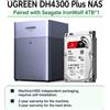 NONE UGREEN DH4300 Plus NAS a 4 Bay, Cloud Privato con HDD da 4TB, Server di Archiviazione di Rete Domestica, Cloud Personale, Backup, Condivisione File, Archiviazione Foto e Video, Enclosure NAS RAID