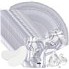 FADVAN Patch Extension Ciglia 100PCS - Patches Occhi Extension e Rimuovere Ciglia Finte Professionale,Eye Gel Pads