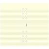 Filofax - Notepad mini, a righe, panna