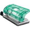 Rapid Colour'Breeze, Mini Perforatore a 2 fori per casa e ufficio pratica e robusta, Fora fino a 10 fogli, Bucatrice da tavolo e scrivania portatile con cassetto di raccolta inferiore, Verde, 5001331