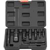 VEVOR Kit di Utensili per Estrazione Tubi Rotti Strumento per Estrazione Tubi Rimozione di Raccordi Filettati Danneggiati da 1/8 pollici a 1 pollici/3-25 mm per Idraulici Meccanici con Custodia