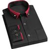 Oanviso Camicia Uomo Camicette Maniche Lunghe Camicia Formale Comfort Camicie da Cerimonia Classiche Casual Camicia Elegante Matrimonio Camicie Taglio Regolare Business Shirt B 03 M