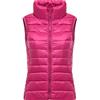 Generic Gilet trapuntato da donna, in softshell, con tasche con cerniera, gilet classico in tinta unita, gilet termico, casual, versatile, imbottito, impermeabile, per l'inverno, Bu2, L
