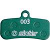 Sinter Pastiglie freno a disco - 003 Shimano D S2032 - Coppia singola in metallo cardate 2022: verde taglia unica