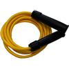 AMPRO Legend - Corda per saltare Thai con cuscinetti a sfera, regolabile, 3 m, colore: Nero/Bianco (Nero/Giallo)