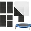Generic Kit di patch trampolino, kit patch di riparazione trampolino - Patch trampolino per fori | Forniture sportive resistenti alle alte temperature Set per tappeti rotondi, quadrati e re