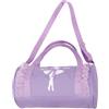 Vaguelly Borsa da Balletto per Bambina Tracolla Singola Oxford Porpora, Design Cerniera, Sicura e Portatile per Danza e Viaggi All'aperto