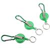 VGEBY Porta Mulinello per Pesca a Mosca, 3Pcs Accessorio per Attrezzo da Pesca a Scomparsa con Portachiavi(Verde) Canna da Pesca E Suoi Accessori