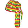 OAZCVBNN Bandiera del Myanmar Stampa Uomini Donne Ciclismo Cap Elastico Stretch Yoga Running Copricapo Sport Copricapo