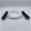AMPRO Legend - Corda per saltare Thai con cuscinetti a sfera, regolabile, 3 m, colore: Nero/Bianco