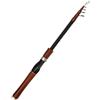 Generic Canna da pesca telescopica | Canne da baitcasting | Canne da viaggio Pesca, asta telescopica pieghevole, impugnatura comoda, risposta sensibile per serbatoi