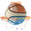Generic Pallacanestro silenzioso, pallone silenzioso per interni | Palla antiurto in spugna per adolescenti e adulti, uso interno su moquette, parquet o piastrelle in casa, scuola, camera o appartamento