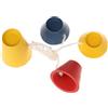 Generic Magliette da golf da uomo, magliette da golf in gomma | Gomma da 4 pezzi Pantaloncini Golf Tees - Kit di allenamento portatile in tempo di tempo, strumento di pratica per i giovani, persone