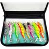 Generic Esca artificiale Jigging Pour - Esca da pesca fluorescente con esca nuotatore finta morbida per acqua per entusiasti principianti e pescatori esperti