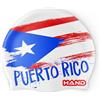 HAND SPORT Flag Puerto Rico, Cuffia in Silicone, Cuffia Piscina, Cuffia Nuoto, Taglia Unica (NERO)