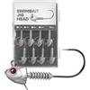 Generic Jig heads per acqua salata ami piombati antiscivolo da swimbait con testina