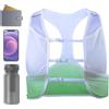 Generic Gilet di idratazione da donna | Zaino impermeabile per attività all'aperto | 3L Gilet di idratazione regolabile per viaggi, sentieri, escursioni, campeggio, pesca, caccia, corsa