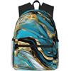 OAZCVBNN Zaino casual leggero e resistente all'acqua con stampa marmorizzata blu turchese oro per viaggi quotidiani escursioni weekend