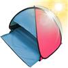 Générique Mini tenda da bagno per balneazione - tenda da spiaggia pieghevole con UV 80 X 65 X 55 Cm, riparo portatile per abbronzarsi e rilassarsi, tenda da sole leggera con supporto per telefono
