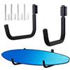 Generic Supporto da parete per kayak, 1 paio di organizer resistenti, in acciaio, per interni, casa, soggiorno, dormitorio, garage, sport, sci, paddleboard, tavola da surf, canoa, barca