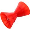 Luxshiny Rullo per Rimorchio Barca Rosso in Pu Resistente alla Corrosione e Heavy Duty, Guida per Pontoni per Applicazioni Marine e Uso All'aperto