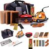 RaceWax Digital Elite Ski Snowboard Tuning Kit: Strumenti Completi per Bordo, Cera, Ferro