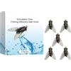 Generic Esche da pesca a mosca al bar,esche da pesca a mosca - Esche da pesca realistiche, ganci per esche da pesca , esche da pesca multifunzione per bar, pesce gatto, lucioperca