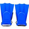 Generic Pinne da nuoto per bambini, in PVC, leggere, per immersioni, nuoto, allenamento, snorkeling, pinne corte, blu, 23-28,4 m