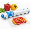 LAICA VT3206 Macchina Sottovuoto Alimenti Senza Fili - Automatica e Compatta, Ricarica USB-C - Conserva i Cibi Fino a 5 Volte Più a Lungo - Camera Raccogli Liquidi, Taglierina e Rotolo Inclusi