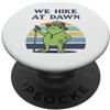Dawn Hike Frog Adventures Bastone da trekking We Hike At Dawn Frog Hiker PopSockets PopGrip Adesivo