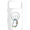 Skydiving fall jump fly tandem parachute Custodia per iPhone 17 Pro Max Paracadutismo pinguino con paracadute