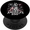 American Dog Lovers German Shepherd US F America's 250th German Shepherd Fireworks 4 luglio USA PopSockets PopGrip Adesivo