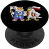 Poland South Korea Roots Bandiera Polonia Corea del Sud Radici polacco-coreane PopSockets PopGrip Adesivo
