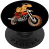 Motorbike Animals Cammello motociclista/moto cammello PopSockets PopGrip Adesivo