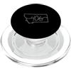 The Best Area Code Designs Montana State 406 Codice Area Pride Uomini Donna Bambini Souvenir PopSockets PopGrip per MagSafe