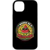 Cute Fruit Cartoon Joke for Food Lovers Custodia per iPhone 14 Plus Divertente cibo gioco di parole anguria melonaire amante dei soldi