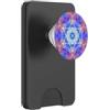 Ancient Sacred Geometry Stylish Shapes M Blu Rosso Giallo Fiamma Metatron Cube Mandala Forme Mania PopSockets PopWallet per MagSafe