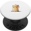 Timowo Studio Candela con Fiocco Illustrata PopSockets PopGrip Adesivo
