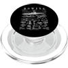 Grandio Design Vintage Patent Drawing Gi Canottaggio Sport Rower Sculling Single Scull Boat Brevetto Vintage PopSockets PopGrip per MagSafe