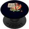 Sarcasm Retro Pop Art Attitude Humor Stu Sarcasmo Dont Ask Me Things Retro Sassy Woman Citazione PopSockets PopGrip Adesivo