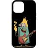 Guitar Lighter Outfit Custodia per iPhone 12 Pro Max Aspetto piuttosto leggero con grafica di fuoco e chitarra