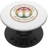 Maglietta Estiva Vacanza Al Mare Sole Re Maglietta Estiva Vacanza Retro Beach Vintage Sun Coffee PopSockets PopGrip Adesivo