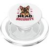 German Shepherd Puppy Protector Love Des Cute Head of Security Pet Kawaii Pastore Tedesco Amante dei cani PopSockets PopGrip per MagSafe