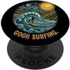 Gogh Surfing Van Gogh Surf Tee Gogh Surf Divertente Surf Van Gogh Art Surf PopSockets PopGrip Adesivo