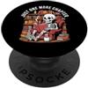 bibliophile apparel Just One More Chapter - Scheletro Reading Book Lover Coffee PopSockets PopGrip Adesivo