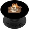 Kitty Cinema Co. Gatto colpito al botteghino divertente felino amante del film PopSockets PopGrip Adesivo