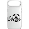 Soccer Graphic Design Presents For Boys Custodia per iPhone Air Regalo per fan del giocatore di calcio per gli amanti dello sport donne uomini ragazzo ragazza