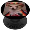 Cute Funny Dog Chihuahua Theme Art Memes Divertente Chihuahua Cane Sombrero Carino Sfocato Meme Umorismo PopSockets PopGrip Adesivo