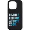 Limited Edition August 2008 Legendary Ye Custodia per iPhone 15 Pro Agosto 2008 Compleanno 2008 Edizione Limitata